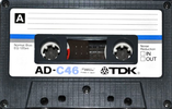 Compact Cassette TDK AD 46 Type I Normal 1979 Europe, USA