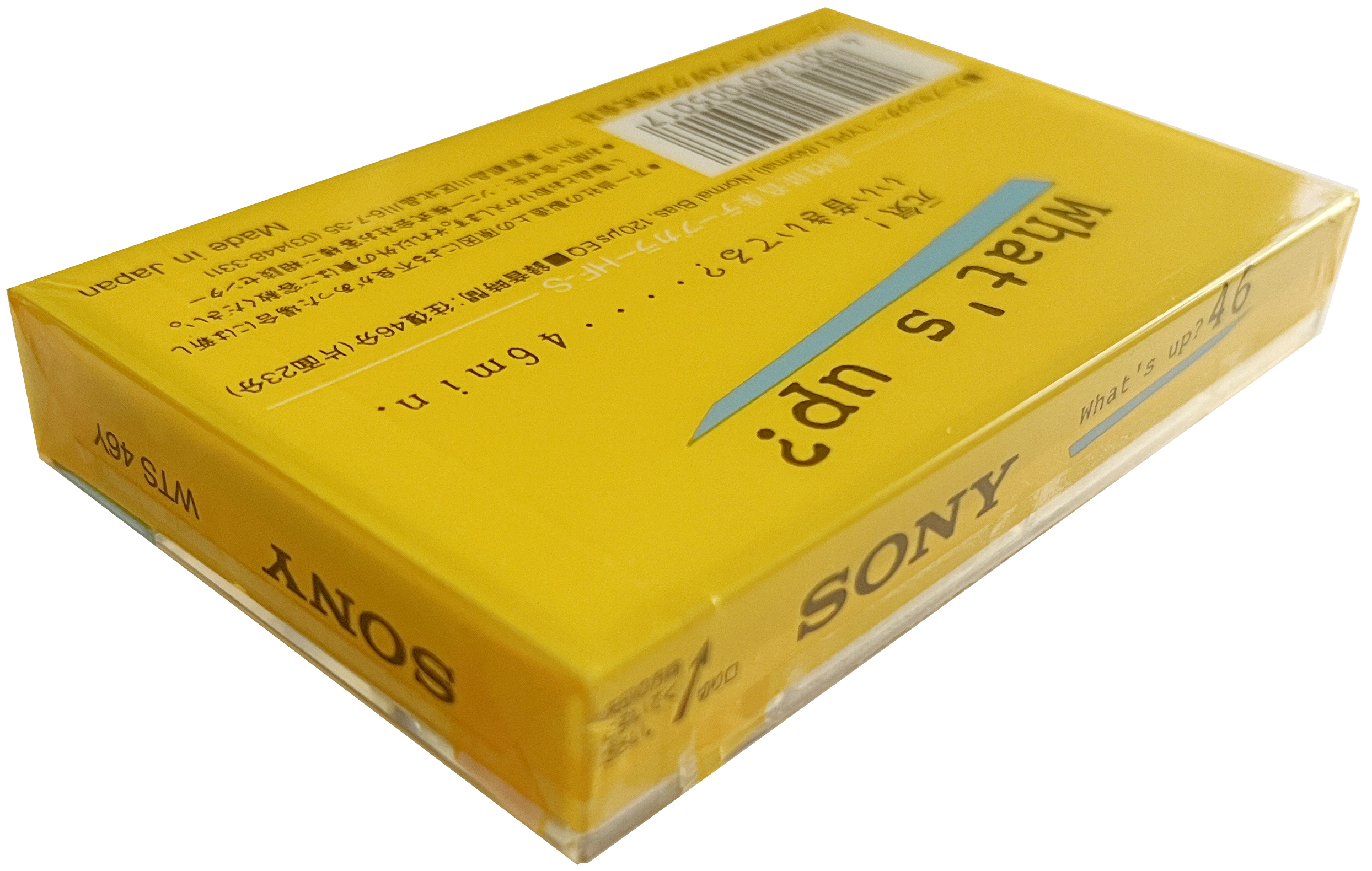 Compact Cassette Sony What`s Up? 46 "WTS 46Y" Type I Normal 1985 Japan