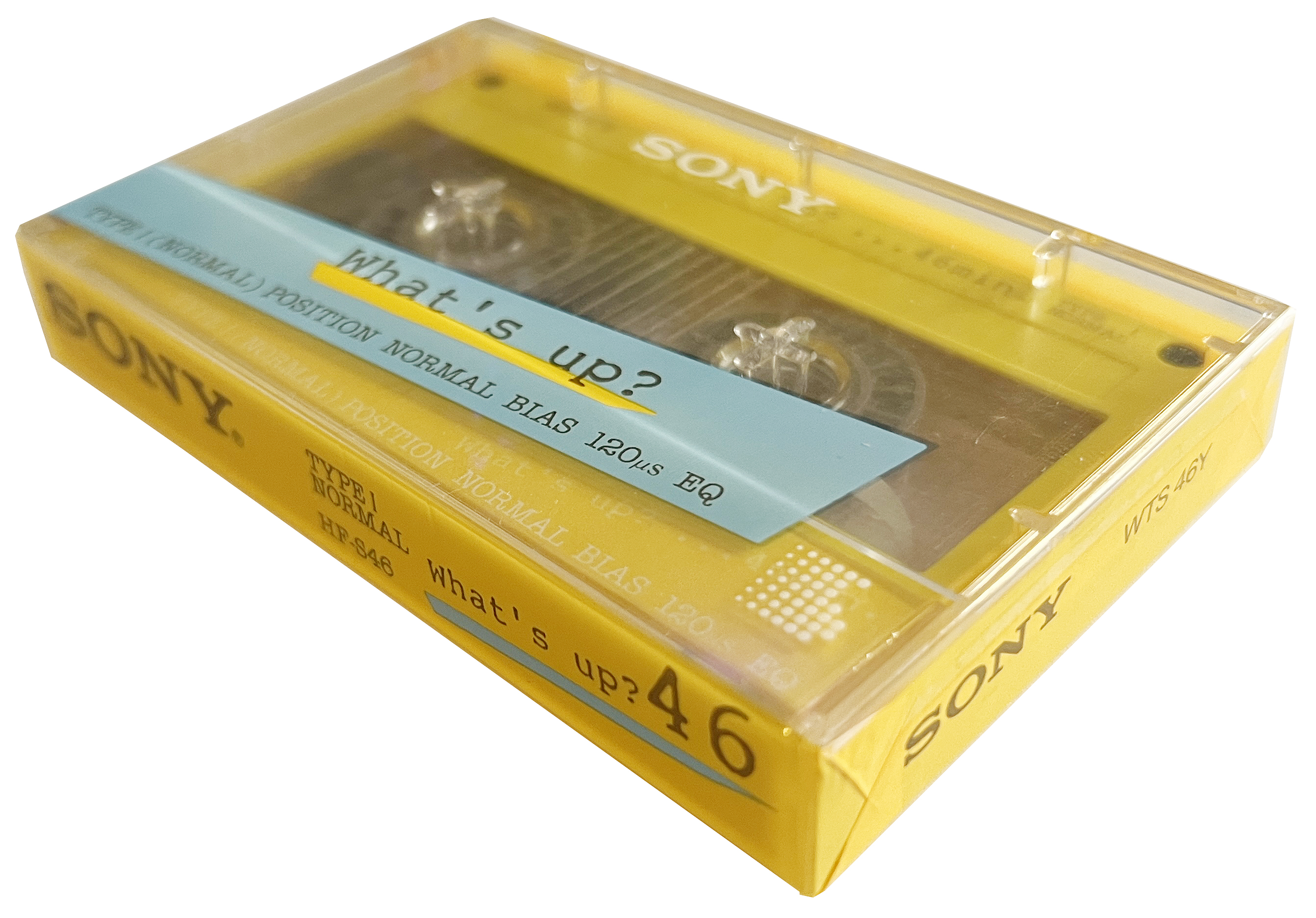 Compact Cassette Sony What`s Up? 46 "WTS 46Y" Type I Normal 1985 Japan