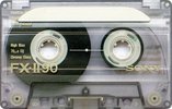 Compact Cassette Sony FX 90 "C-90FX2" Type II Chrome 1990 Europe