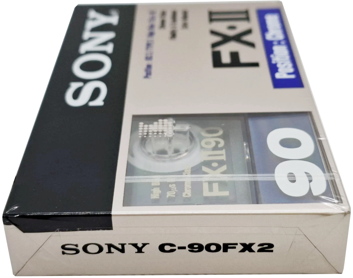 Compact Cassette Sony FX 90 "C-90FX2" Type II Chrome 1990 Europe