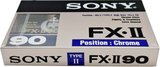 Compact Cassette Sony FX 90 "C-90FX2" Type II Chrome 1990 Europe