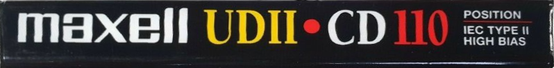 Compact Cassette Maxell UDII-CD 110 Type II Chrome 2002 North America