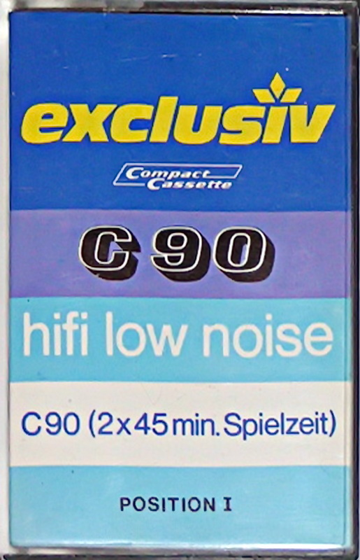 Compact Cassette Exclusiv 90 Type I Normal Hong Kong