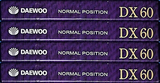 Compact Cassette Daewoo DX 60 Type I Normal South Korea