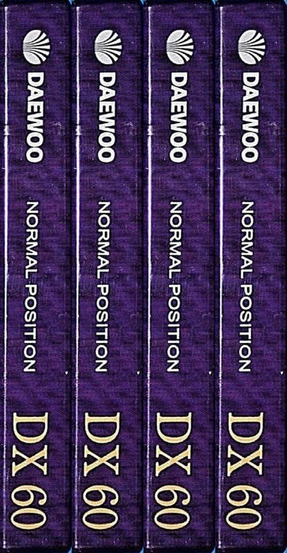 Compact Cassette Daewoo DX 60 Type I Normal South Korea