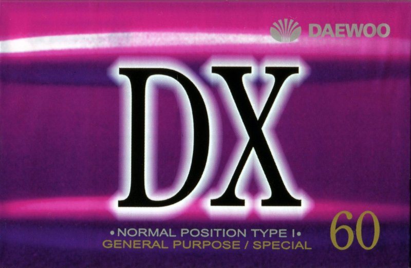 Compact Cassette Daewoo DX 60 Type I Normal South Korea