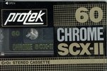 Compact Cassette Protek SCX-II 60 Type II Chrome North America