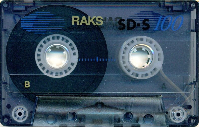 Compact Cassette RAKS SD-S 100 Type II Chrome 1993 Europe
