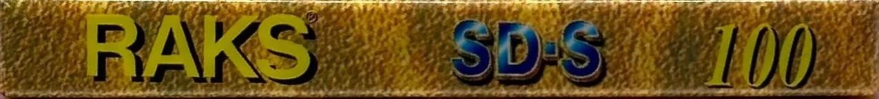 Compact Cassette RAKS SD-S 100 Type II Chrome 1993 Europe