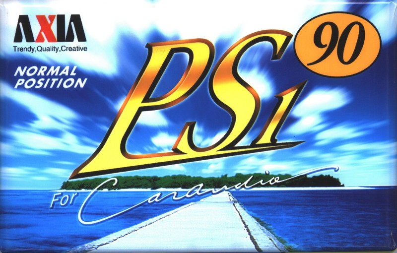 Compact Cassette AXIA PS-I / PS-1 90 "PS1K 90" Type I Normal 1998 Japan