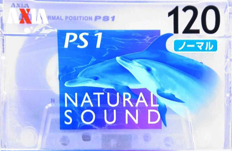 Compact Cassette AXIA PS-I / PS-1 120 "PS1Q 120" Type I Normal 2002 Japan