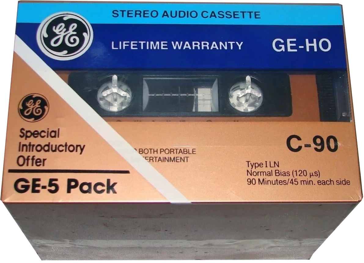 5 pack GE / General Electric GE-HO 90 Type I Normal 1988 USA