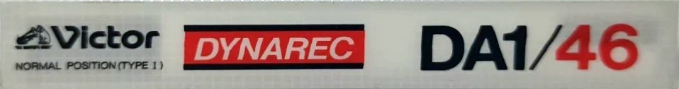 Compact Cassette Victor Dynarec DA1 46 Type I Normal 1983 Japan