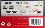 Compact Cassette BASF Ferro Extra I 60 Type I Normal 1993 Brazil