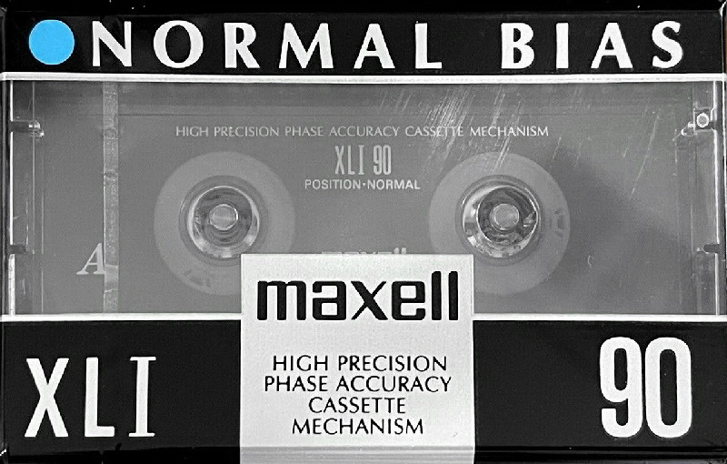 Compact Cassette Maxell XLI 90 Type I Normal 1992 North America