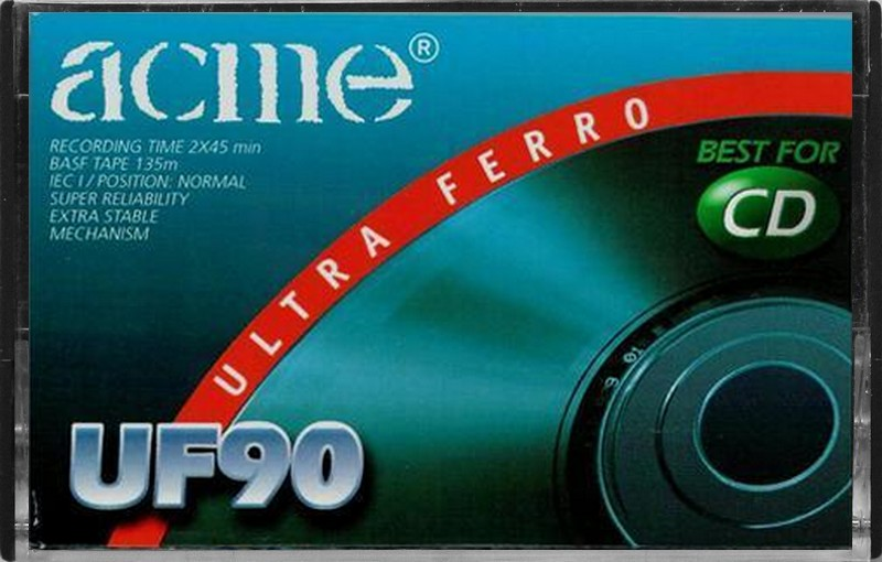 Compact Cassette Acme UF 90 Type I Normal USSR
