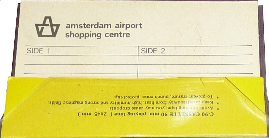 Compact Cassette Amsterdam Airport 90 Type I Normal Netherlands