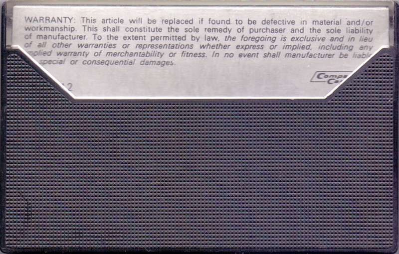 Compact Cassette Audio Magnetics 60 "712-2712 New Formulation" Type I Normal 1971 Unknown Country