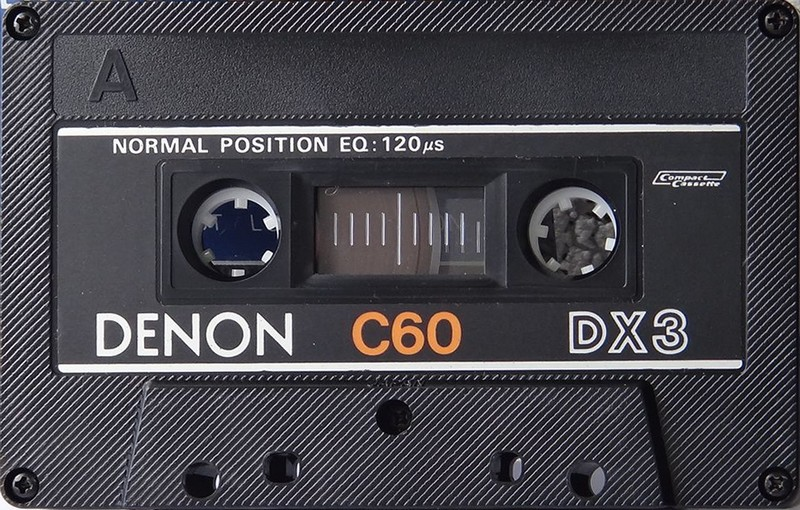 Compact Cassette Denon DX3 60 Type I Normal 1978 Japan