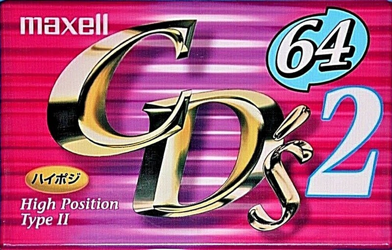 Compact Cassette Maxell CD`s II / CD`s 2 64 "CDS2-64M" Type II Chrome 1999 Japan