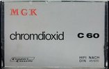 Compact Cassette MGK 60 Type II Chrome Germany