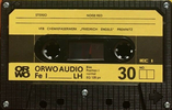 Compact Cassette ORWO 30 Type I Normal 1989 East Germany