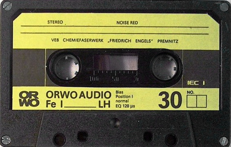 Compact Cassette ORWO 30 Type I Normal 1989 East Germany