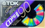 Compact Cassette TDK CDing 2 90 Type II Chrome 1997 North America