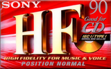 Compact Cassette Sony HF 90 Type I Normal 2000 Europe