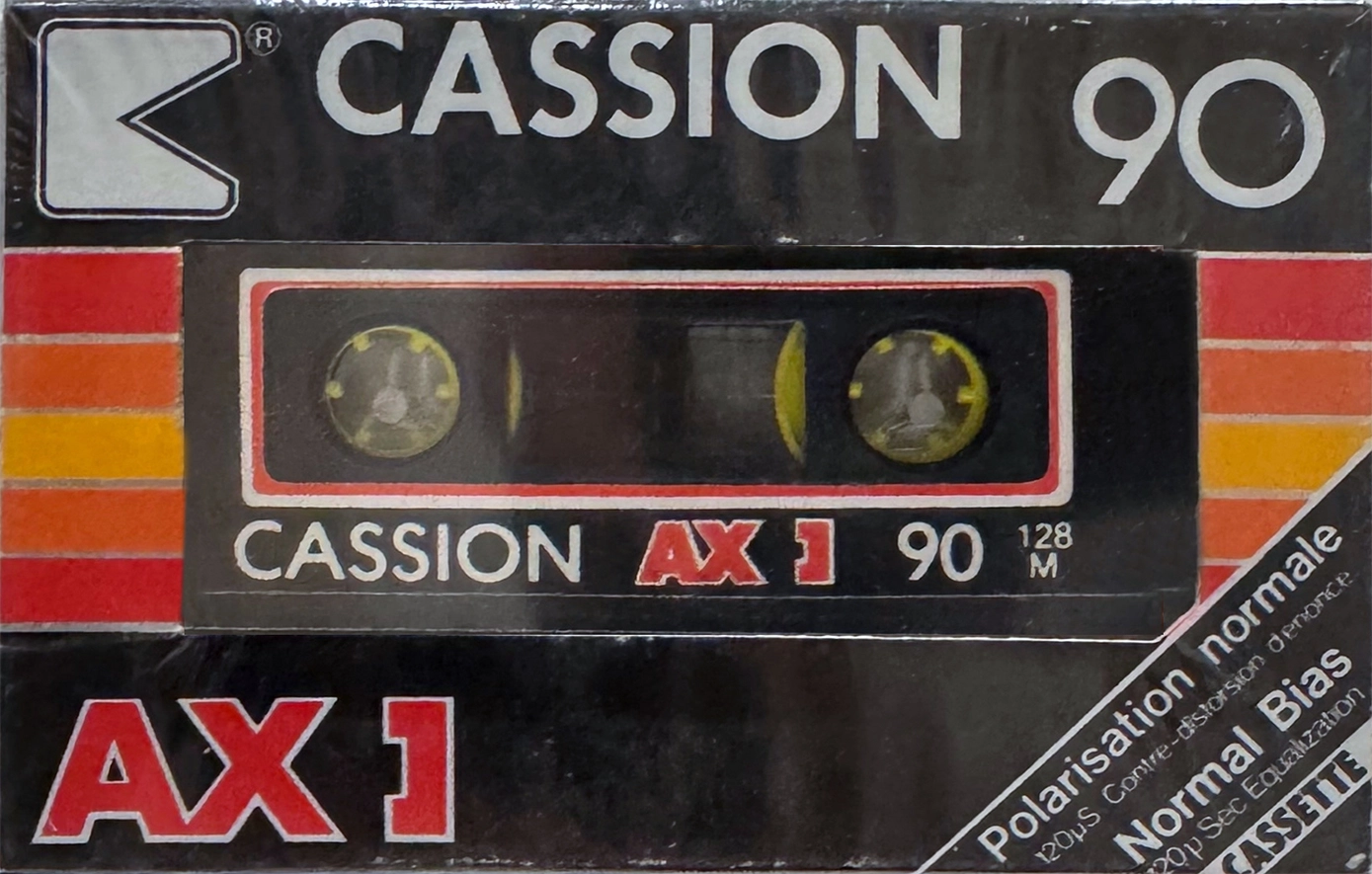 Compact Cassette Cassion AX I 90 Type I Normal 1984 Canada