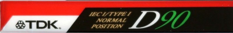 Compact Cassette TDK D 90 "D-90ES" Type I Normal 1991 Australia
