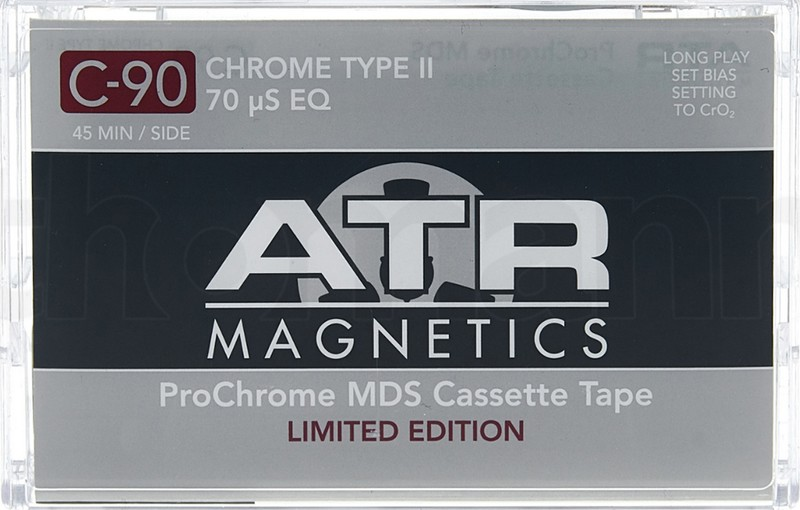 Compact Cassette ATR Magnetics 90 "# CASC-MDS90" Type II Chrome USA