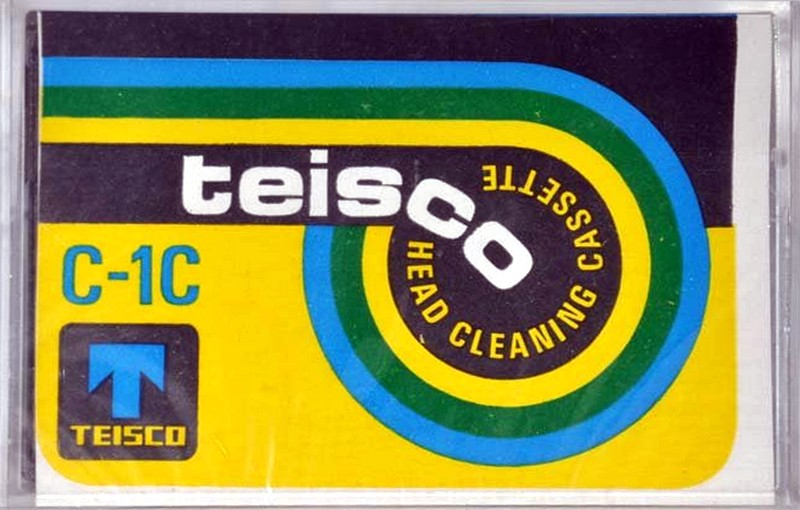 Compact Cassette Teisco "C-1C" Cleaning Cassette India