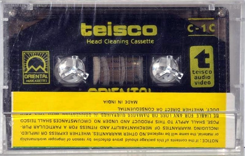Compact Cassette Teisco "C-1C" Cleaning Cassette India