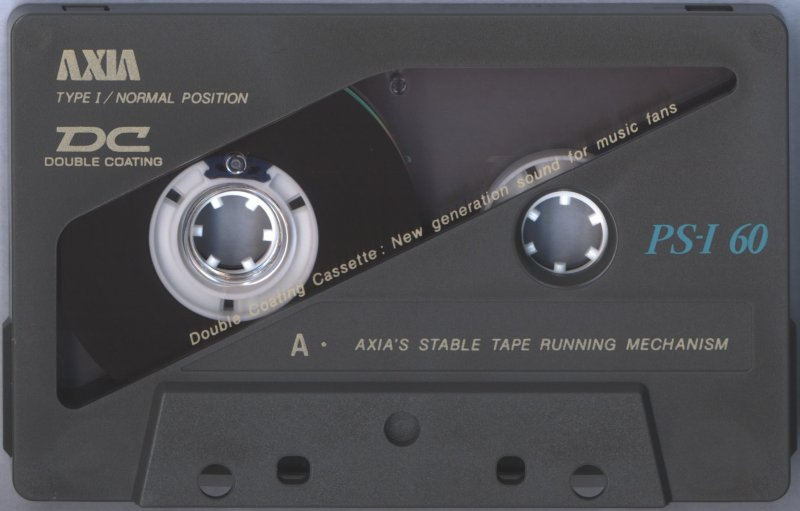 Compact Cassette AXIA PS-I / PS-1 60 "PS1 C 60" Type I Normal 1992 Japan