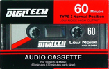 Compact Cassette Digitech 60 Type I Normal USA