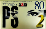 Compact Cassette AXIA PS-II / PS-2 80 "PS2G 80" Type I Normal 1995 Japan