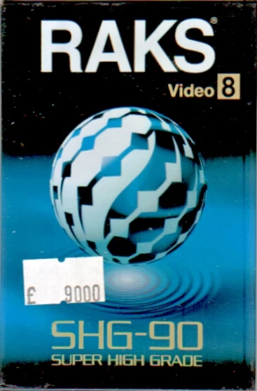 Video8, Hi8, Digital8 RAKS 90 "SHG P5-60 MP" Type I Normal Europe