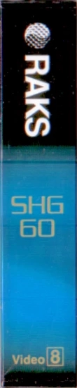 Video8, Hi8, Digital8 RAKS 90 "SHG P5-60 MP" Type I Normal Europe
