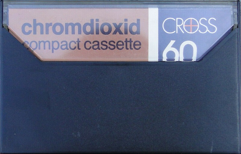 Compact Cassette Cross 60 Type II Chrome 1988 Germany