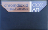 Compact Cassette Cross 60 Type II Chrome 1988 Germany