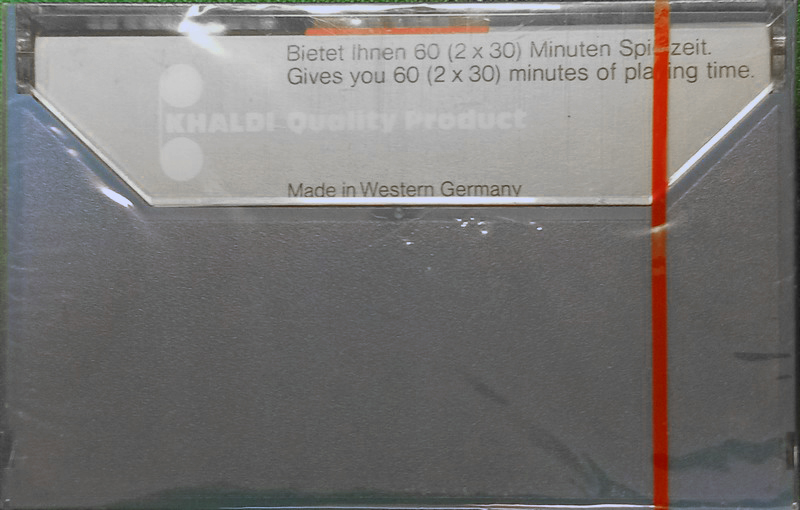 Compact Cassette Khaldi 60 Type I Normal 1977 Germany