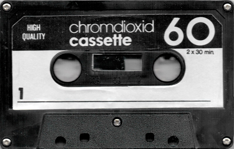 Compact Cassette No Name 60 Type II Chrome 1975 Europe