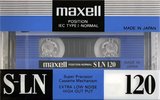 Compact Cassette Maxell S-LN 120 Type I Normal 1994 Europe