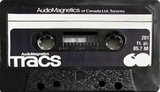 Compact Cassette Audio Magnetics Tracs 60 Type I Normal 1979 Canada
