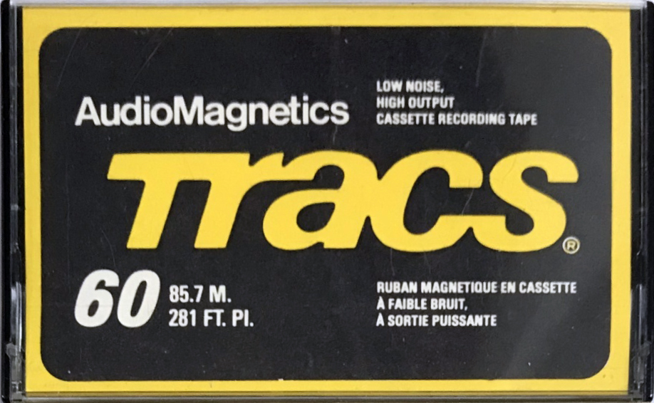 Compact Cassette Audio Magnetics Tracs 60 Type I Normal 1979 Canada