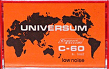 Compact Cassette Universum 60 Type I Normal 1971 Europe