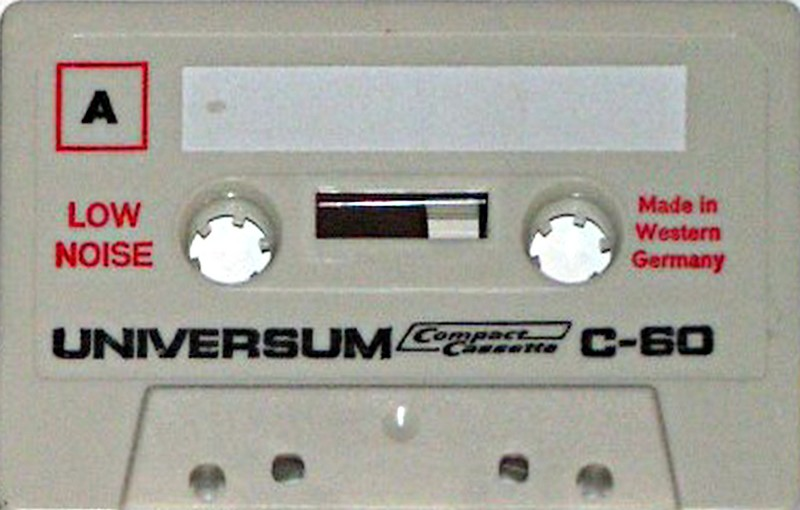 Compact Cassette Universum 60 Type I Normal 1971 Europe