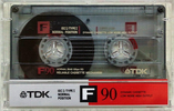 Compact Cassette TDK F 90 Type I Normal 1988 Japan